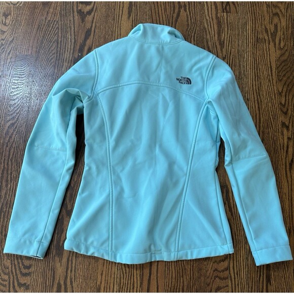 The North Face TNF Apex Bionic FZ Softshell Windwall Jacket XS Turquoise Blue - Picture 8 of 11